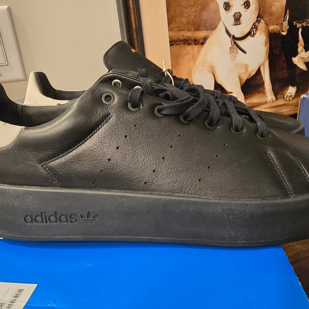 Adidas Originals Stan Smith Recon 'Black Crystal White' Men H06184 US Size 12 - Picture 2 of 16
